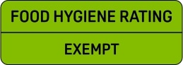 Food Hygiene rating - Exempt