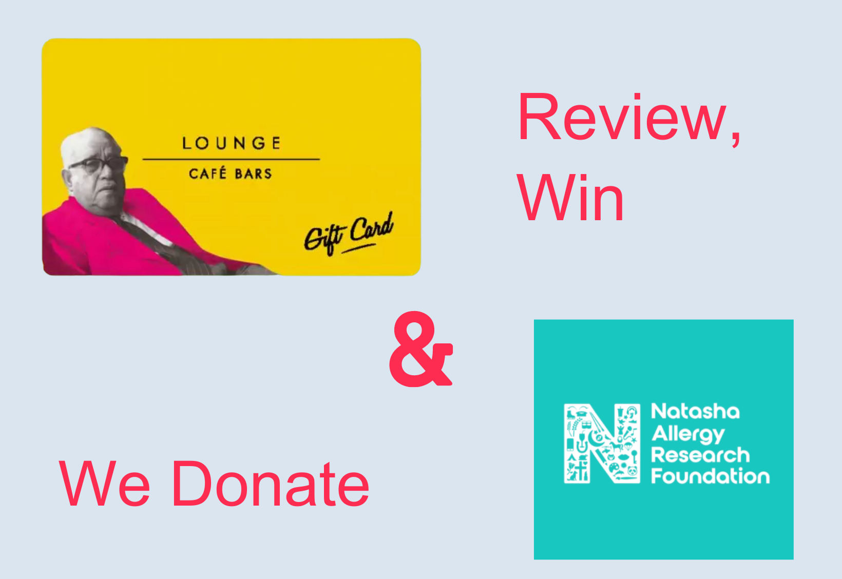 The Lounges competition and our donation to charity