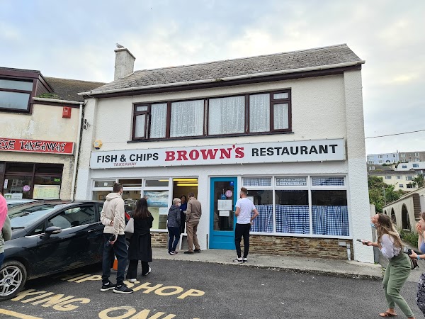 Brown's Fish & Chip Shop - Perranporth