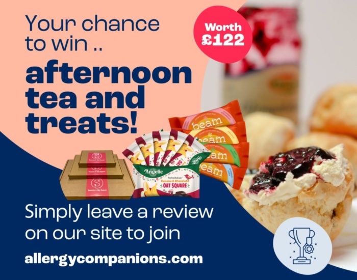 March Competition | Win Afternoon Tea and Goodies | Allergy Companions