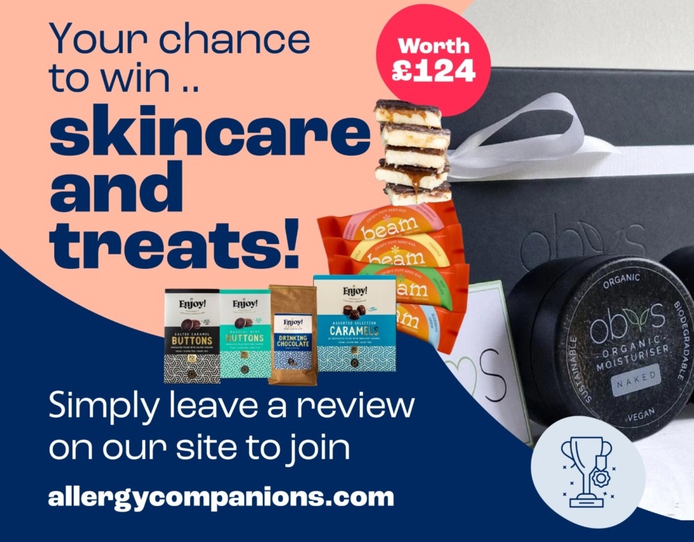 Our May Competition | Skincare and Treats | Allergy Companions