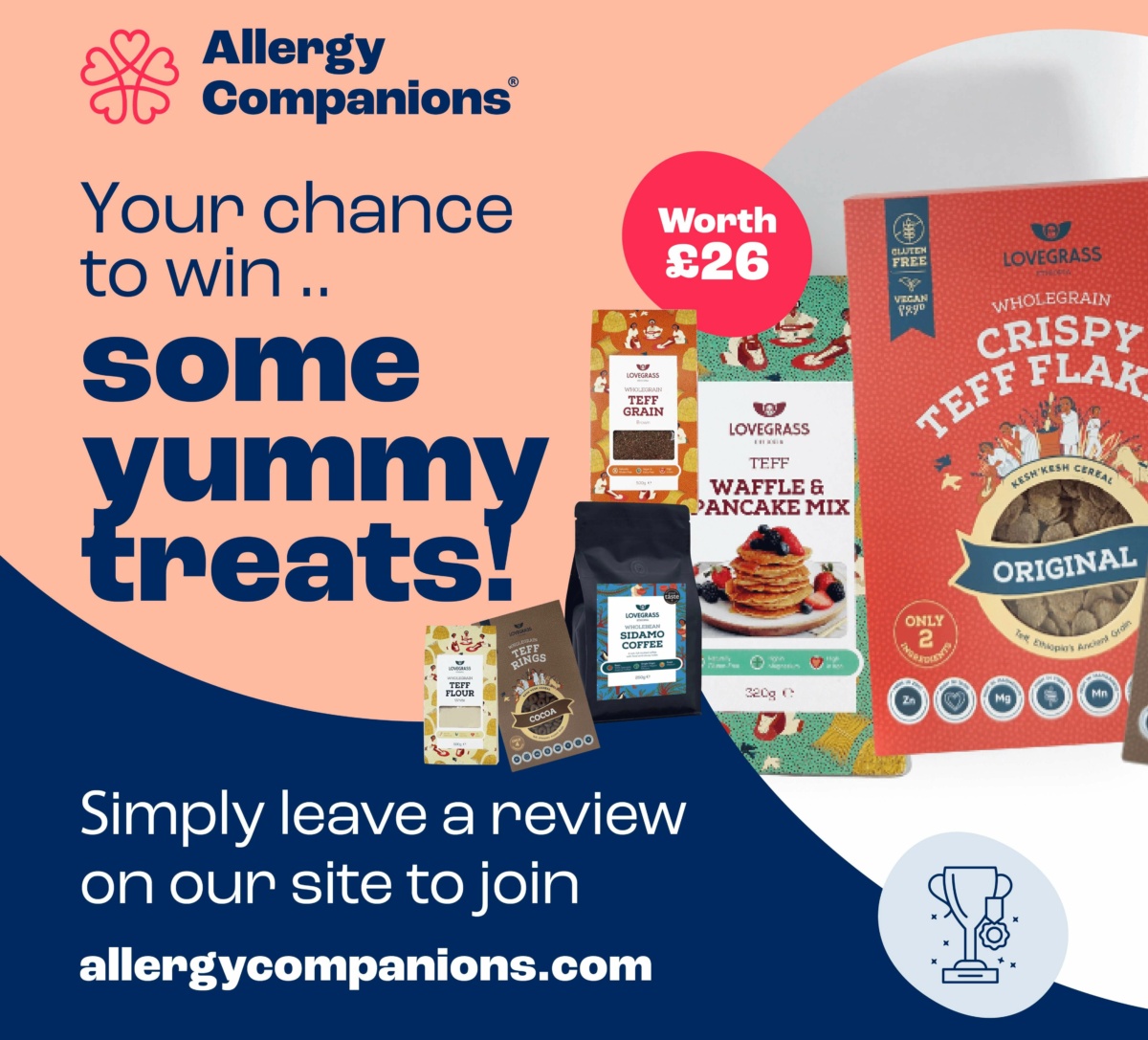Enter our latest competition | Your chance to win some allergy friendly treats | Allergy Companions
