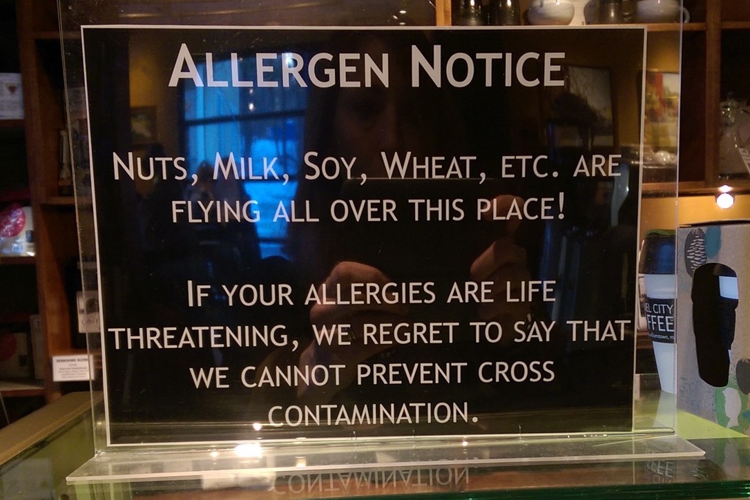 Allergen Disclaimers | Food for Thought | Allergy Companions